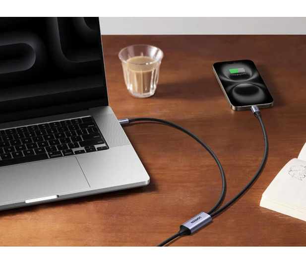 UGREEN Kabel 2w1 USB-C do 2x USB-C L533 140W 480 Mbps 2m - 1489026 - zdjęcie 4